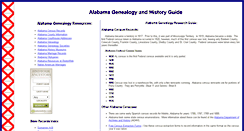Desktop Screenshot of alabamagenealogysearch.com